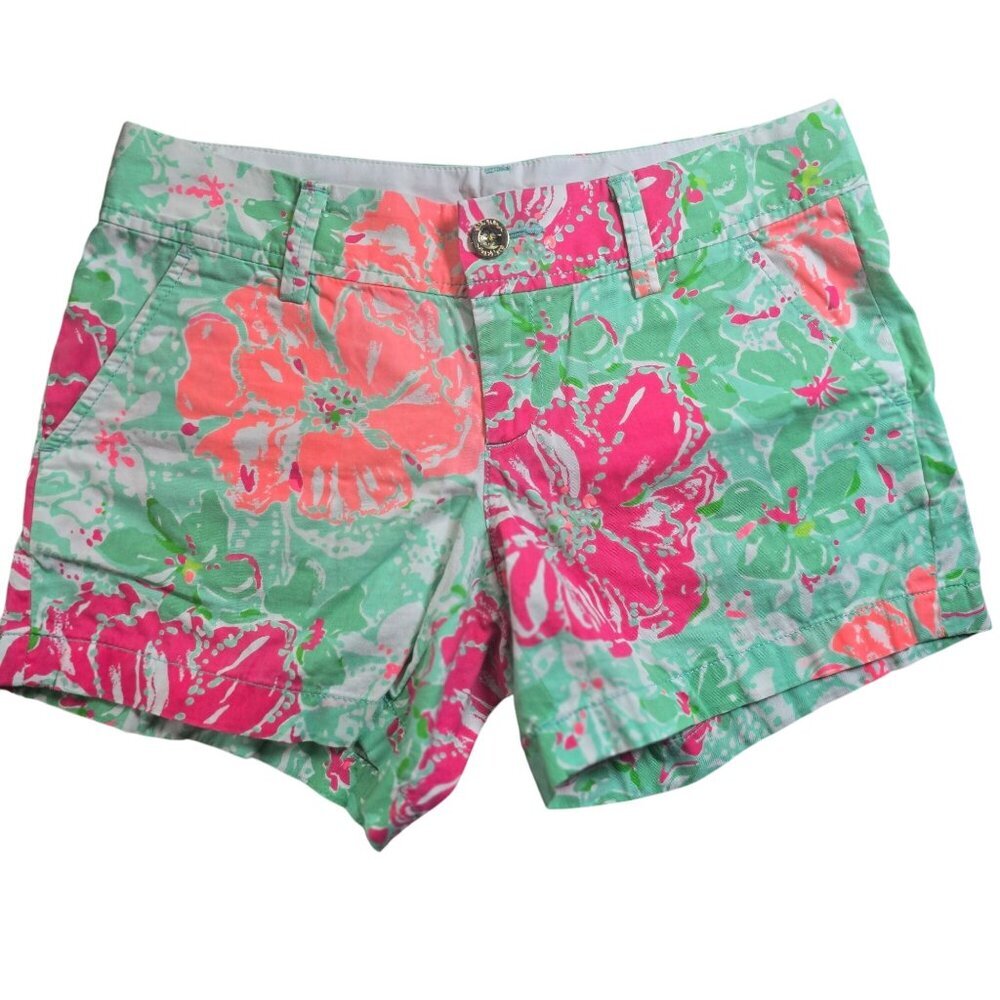 Lilly Pulitzer Callahan Floral Print Shorts, Women's 0